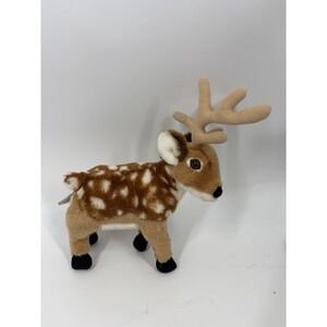 SEMO Deer Plush Stuffed Animal Fawn Standing Realistic Bambi Style Toy